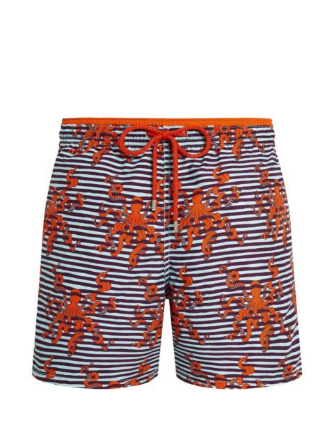 Vilebrequin Octopus in Stripes swim shorts