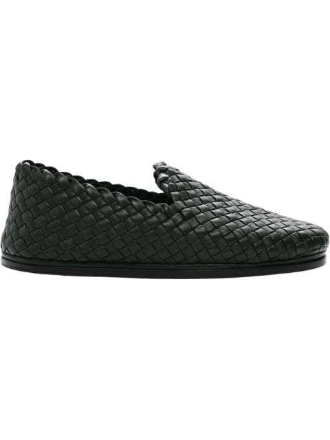 Bottega Veneta Bottega Veneta Nappa Intrecciato Loafers Green