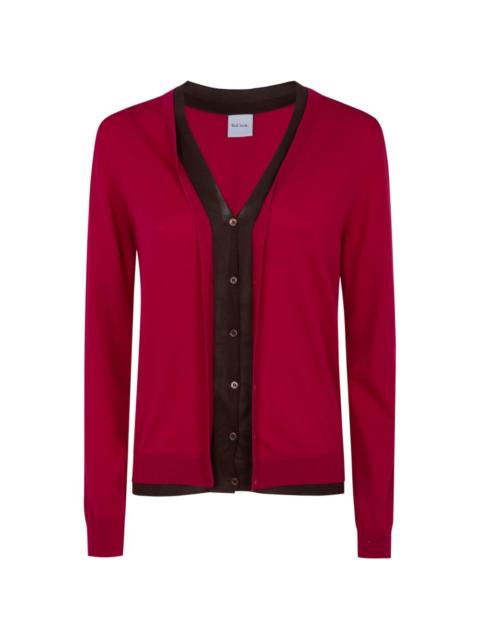 Paul Smith V-neck layered cardigan
