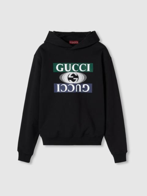 GUCCI Cotton jersey hooded sweatshirt