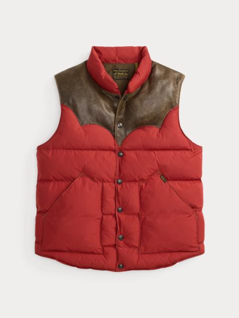 RRL by Ralph Lauren Deerskin-Yoke Quilted Vest