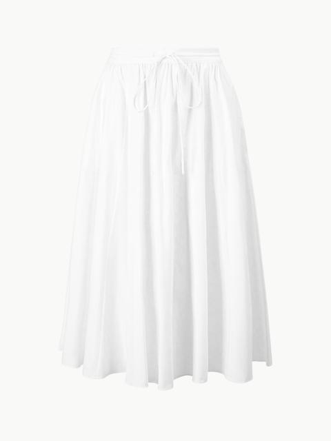 STAUD STAUD EDEN SKIRT WHITE