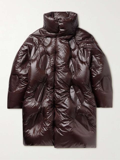 Moncler + Dingyun Zhang Iaphia Oversized Quilted Glossed-Shell Hooded Down Coat