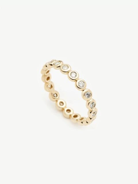 MISSOMA Solid Gold Diamond Tennis Eternity Ring
