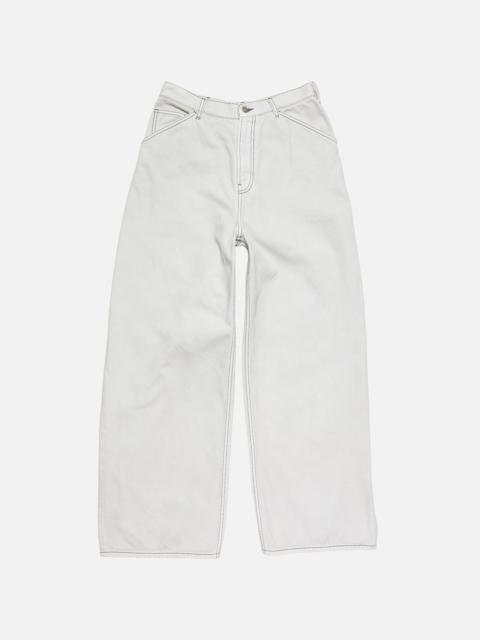 Acne Studios Casual denim trousers - White/ecru