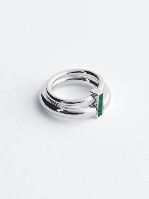 & Other Stories Double-Circle Brass Ring