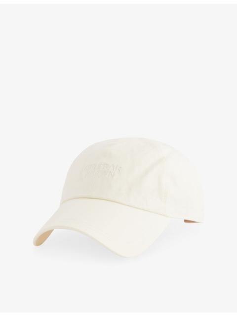 ORLEBAR BROWN Barney Embroidered Linen Baseball Cap