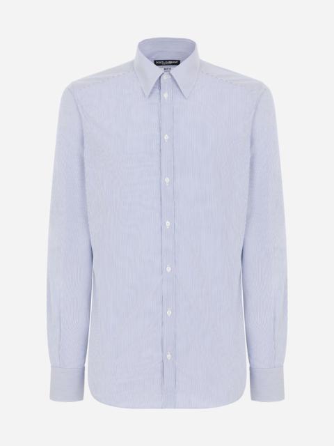 Dolce & Gabbana Striped cotton Martini-fit shirt