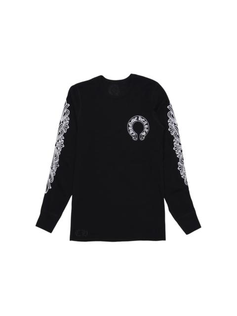 Chrome Hearts Chrome Hearts Horseshoe Thermal Waffle T-shirt Black