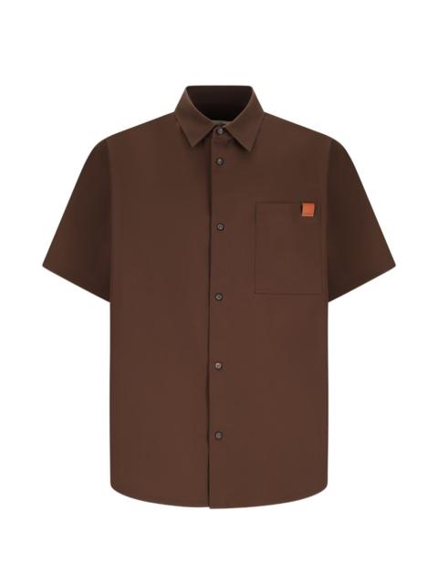 DARKPARK Karl poplin short-sleeve shirt