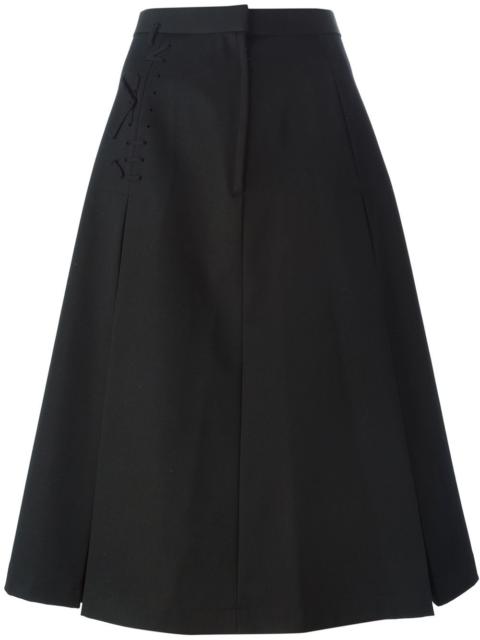 Comme des Garçons Comme des Garçons lace-up detail A-line skirt