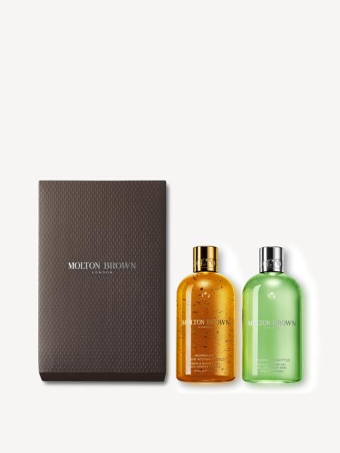 Molton Brown Mesmerising Oudh Accord & Gold & Eucalyptus Body Wash Gift Set