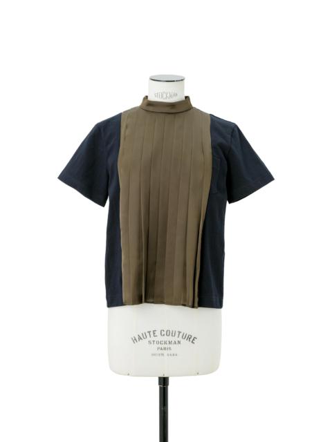 sacai Cotton Jersey x Satin T-Shirt