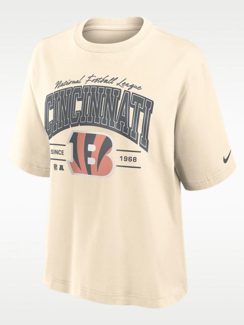 Nike Cincinnati Bengals Vintage Mod Boxy Women's Nike NFL T-Shirt