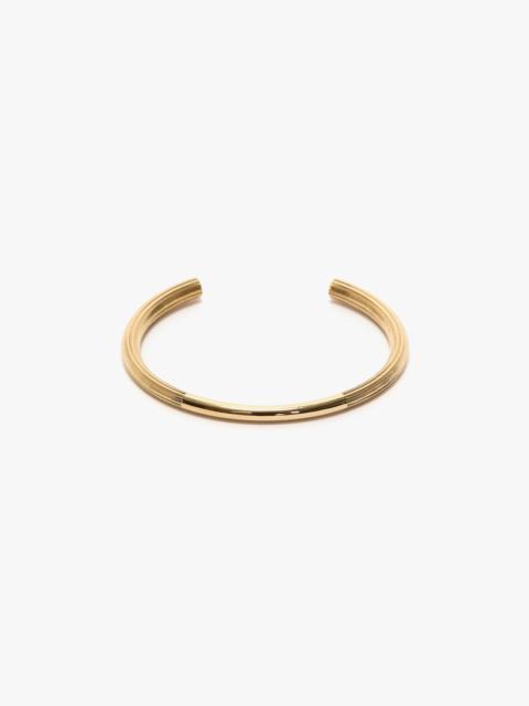 Victoria Beckham Cufflink Bracelet In Light Gold