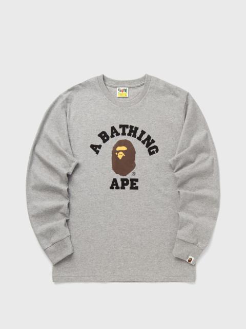 A BATHING APE® COLLEGE LS TEE