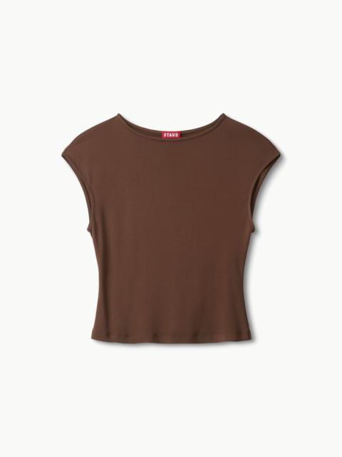 STAUD STAUD SUNISA TOP DARK OAK