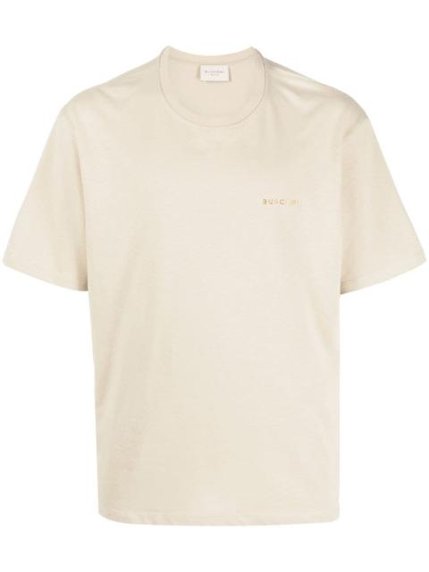 BUSCEMI Metal-Logo cotton T-shirt