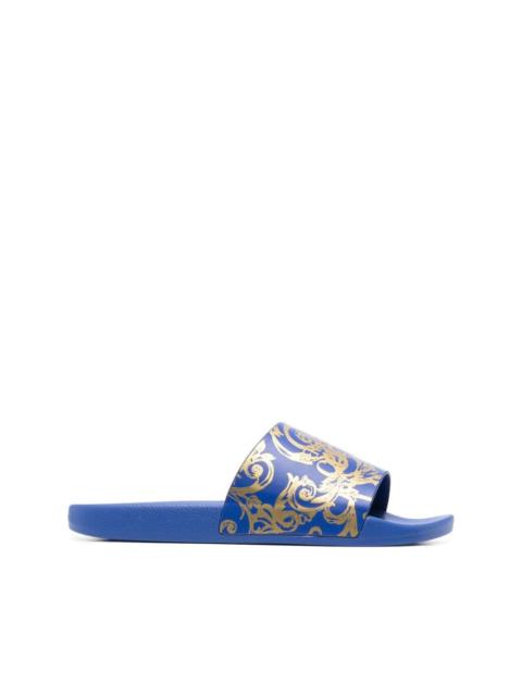 VERSACE JEANS COUTURE Baroccoflage printed slides