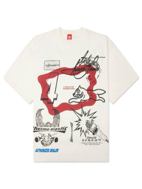 ICECREAM MELON S/S KNIT - ANTIQUE WHITE