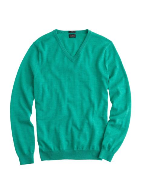 J.CREW Slim merino wool V-neck sweater