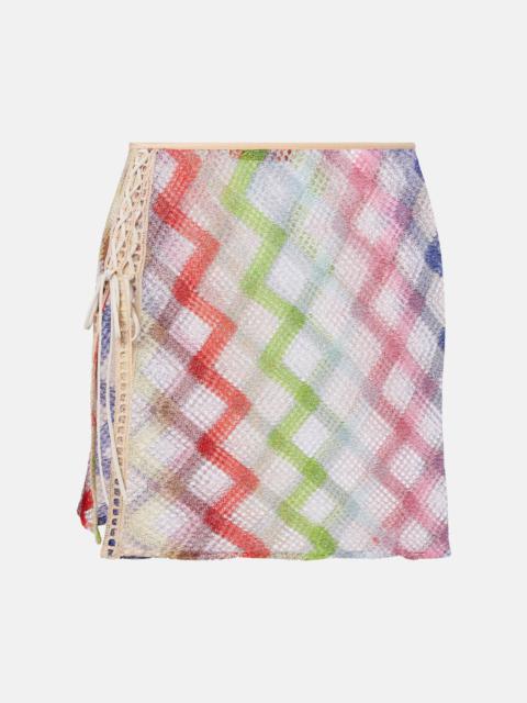 Missoni Zig Zag crochet miniskirt