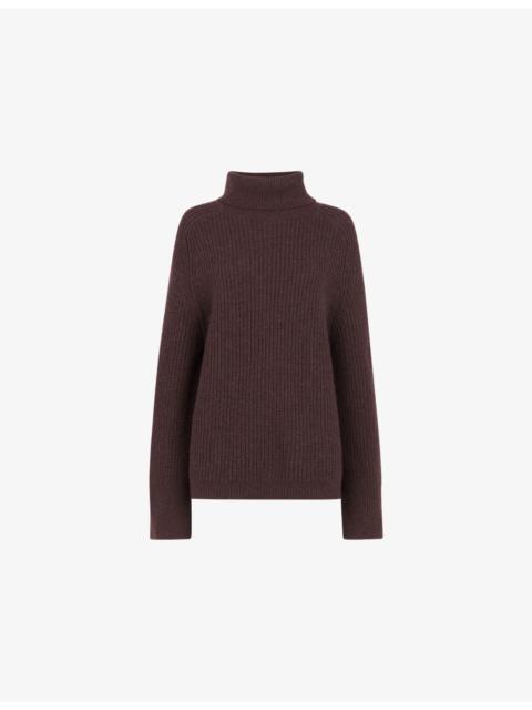 WHISTLES Heavy Roll-Neck Wool Jumper