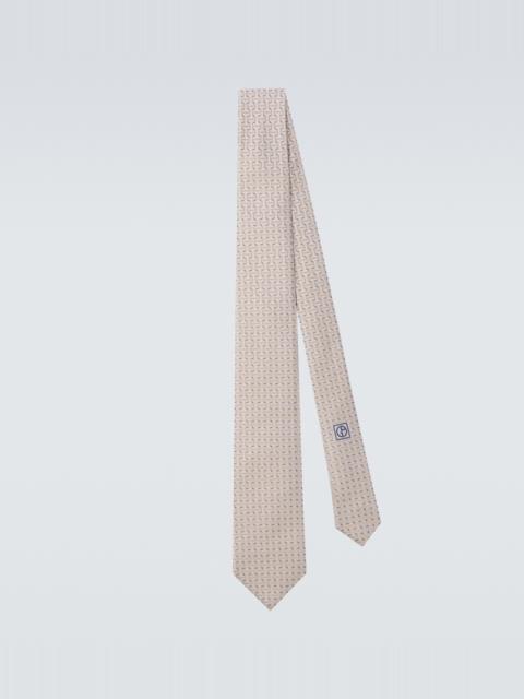 GIORGIO ARMANI Archivio polka-dot silk jacquard tie