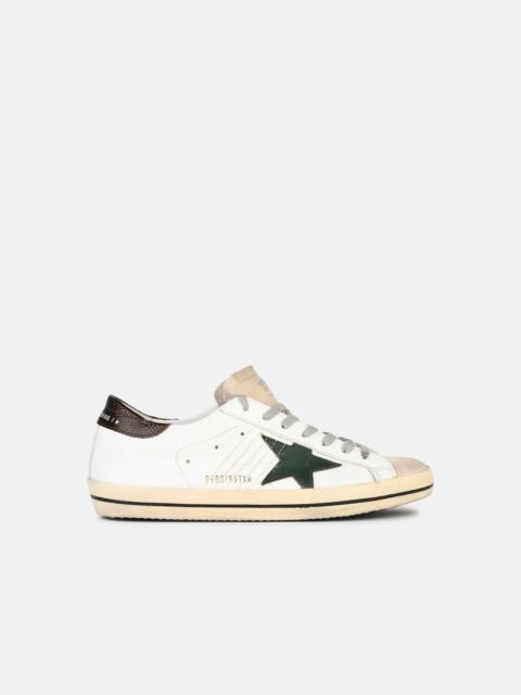 'SUPER-STAR CLASSIC' WHITE LEATHER SNEAKERS