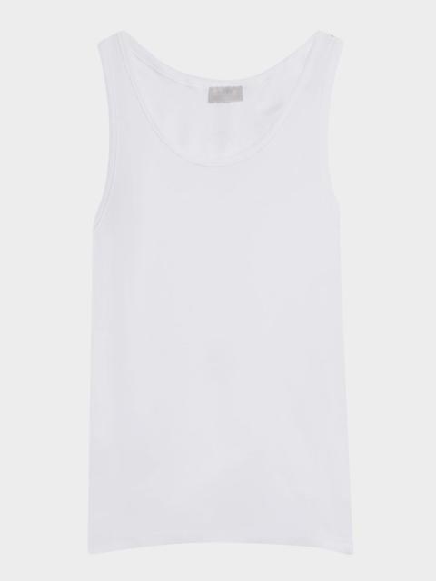 HANRO Cotton Pure Tank Top, White
