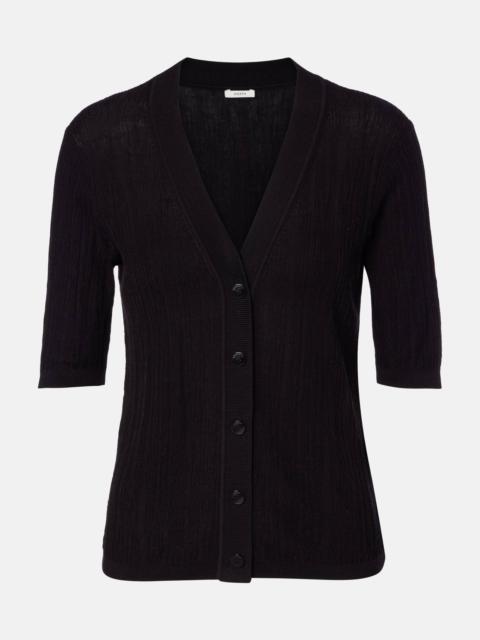 JOSEPH Sens silk and cotton cardigan