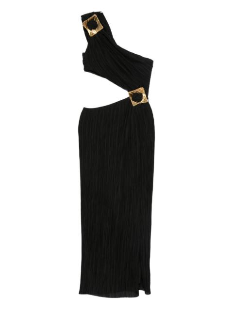 Cult Gaia Loah pleated cut-out dress