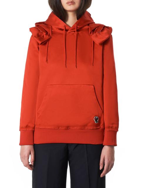 UNDERCOVER Double-Hooded Silk Pullover