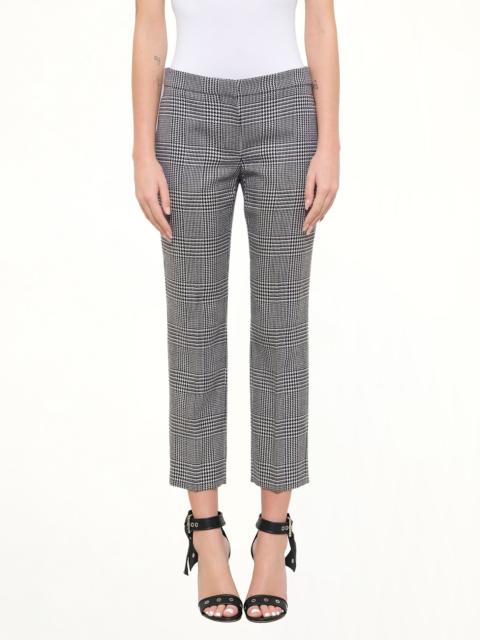 Alexander McQueen Prince Of Wales Pants in Black