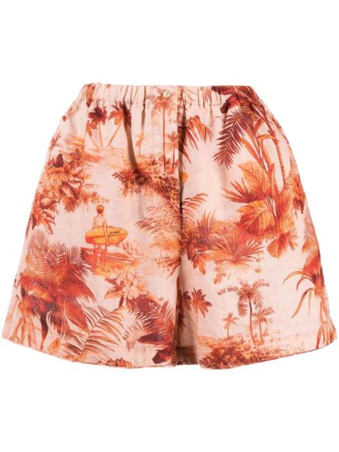 Hoo'okipa Toile De Jouy shorts