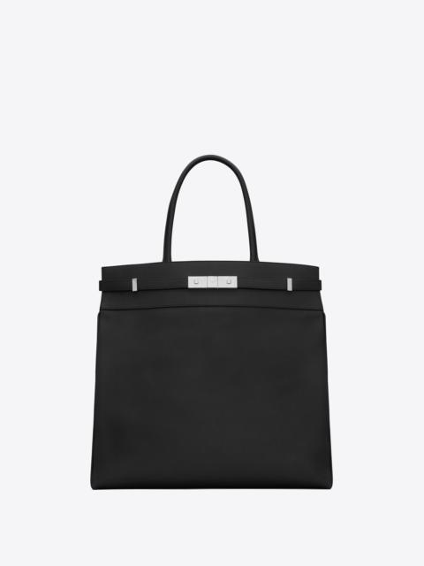 SAINT LAURENT manhattan n/s tote in grained leather