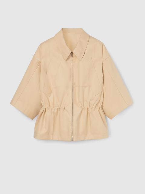 GUCCI Cotton gabardine short sleeve jacket