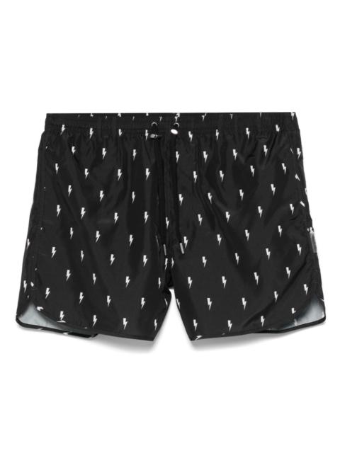 Neil Barrett Micro Bolts swim shorts