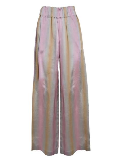 Aspesi striped wide-leg trousers