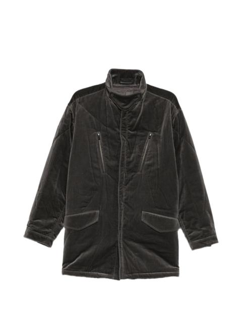Yohji Yamamoto velvet padded jacket