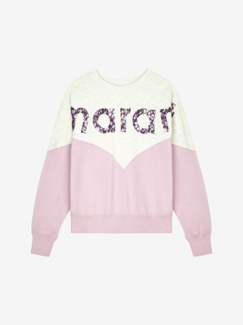 Isabel Marant Étoile HOUSTON TWO-TONE "MARANT" SWEATSHIRT