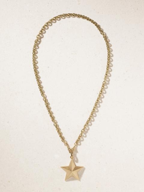 MARIE LICHTENBERG Jumbo Star 18-karat Gold Necklace