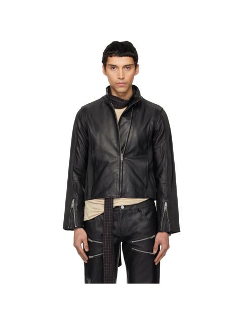 DEADWOOD Black Monza Leather Jacket