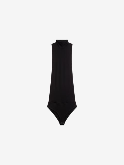 The Frankie Shop Maxen Mock Neck Bodysuit - Black