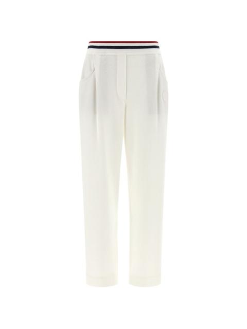 Brunello Cucinelli tricolour elastic band joggers