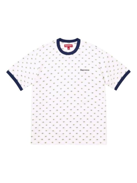 Supreme Supreme SS26 Hearts Intarsia Ringer T-Shirt 'White' SUP-SS26-197-WHT