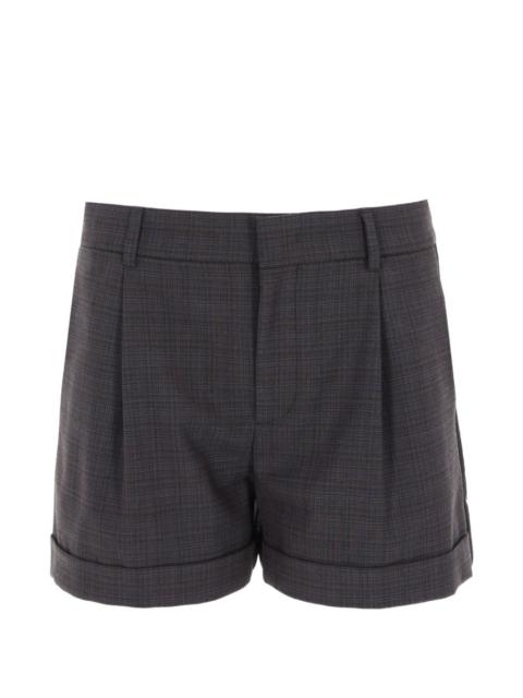Moschino cuffed pleated shorts
