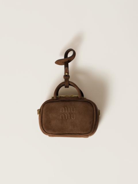 Miu Miu Beau suede micro-bag