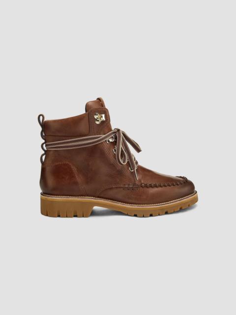 rag & bone Women's Cameron Lace-Up Waterproof-Leather Ankle Boots - Mocha