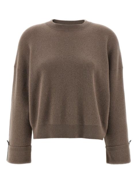 crew-neck cashmere sweater